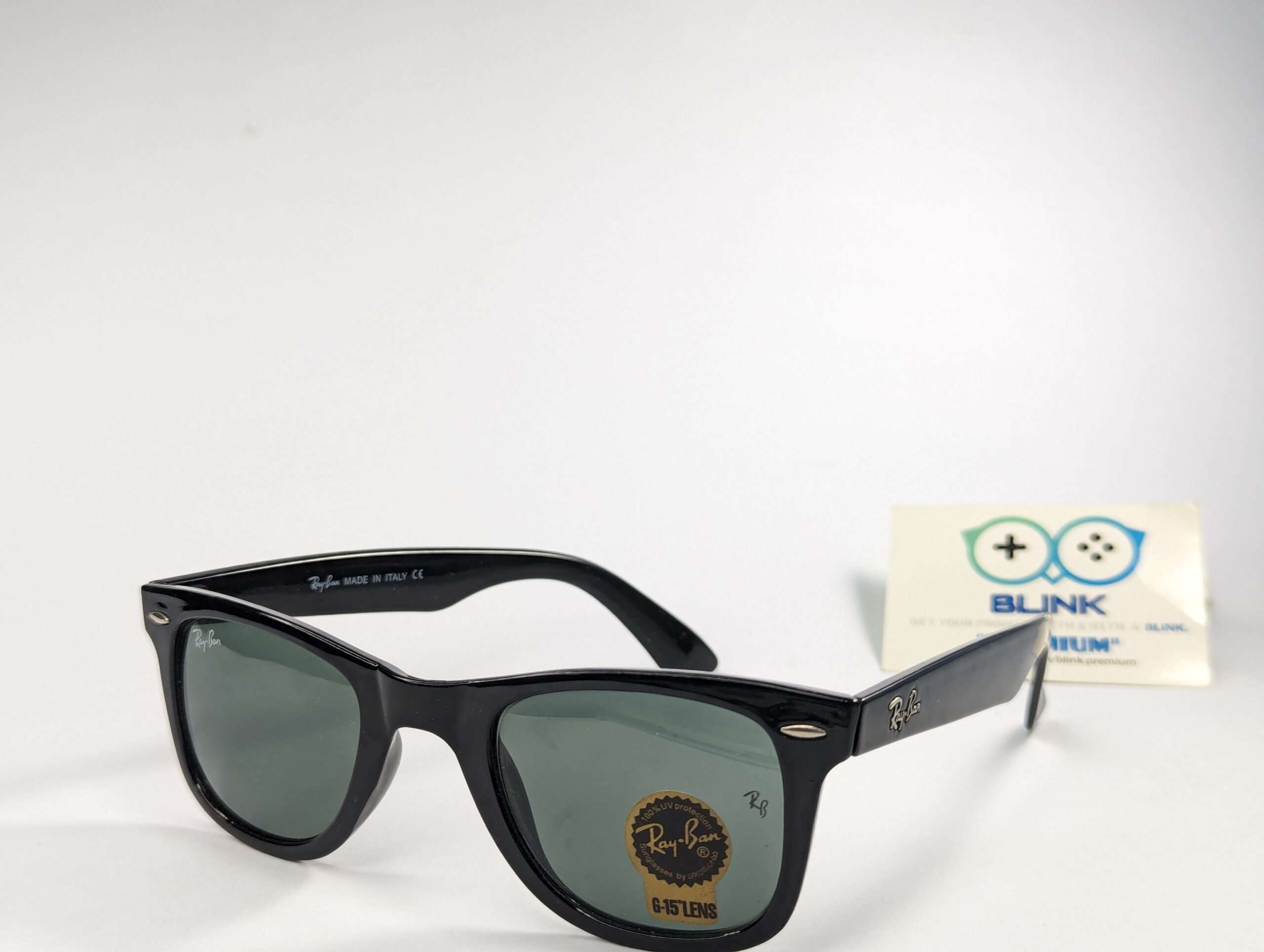 Ray-Ban Wayfarer Sunglass With G15 Certified Glass Lenses.