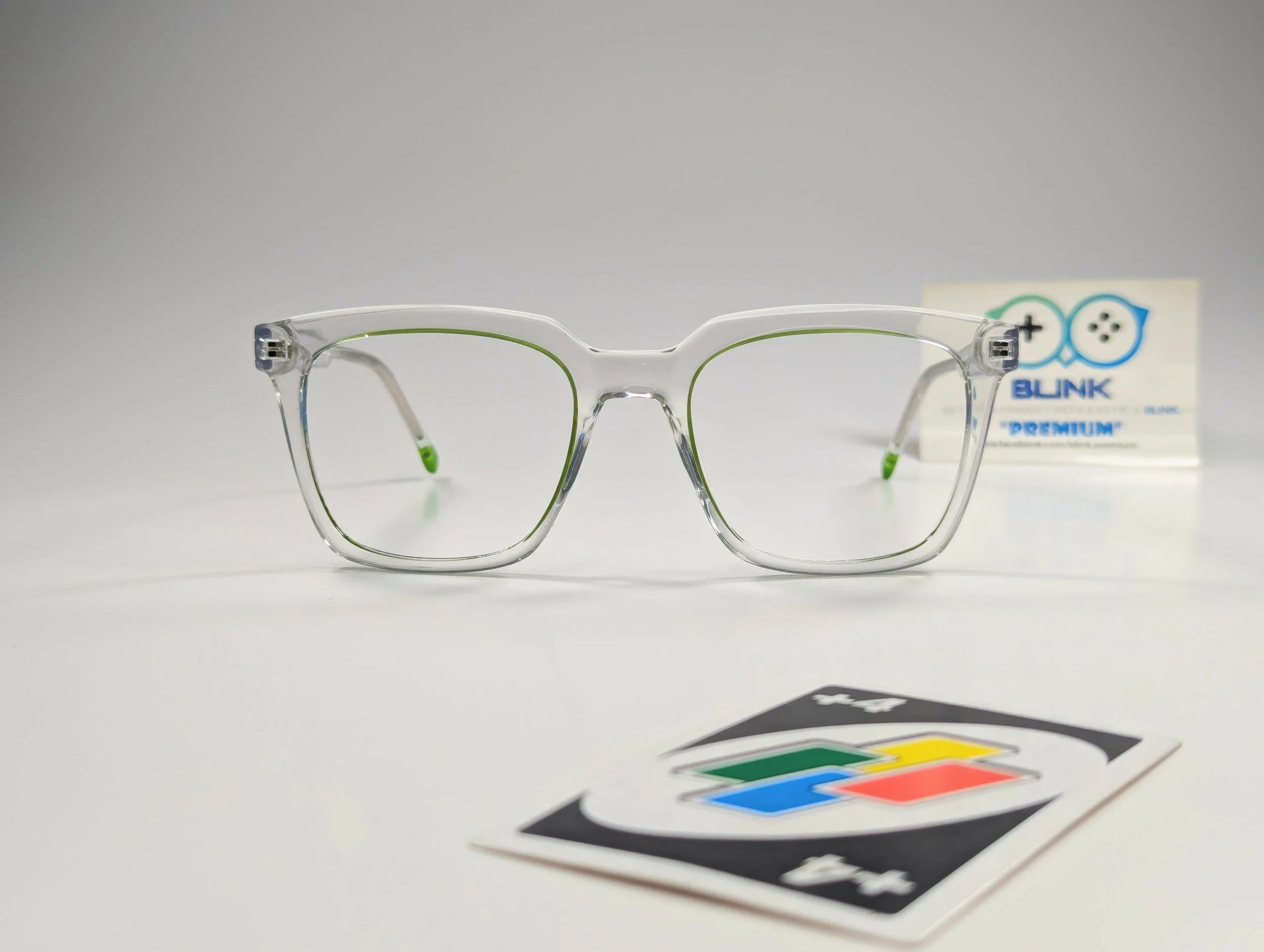 Transparent Eye+0 Greenish