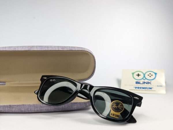 Ray-Ban Wayfarer Sunglass With G15 Certified Glass Lenses.